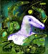 Cartoon: lezard turquoise (small) by Alesko tagged lezard,documentary,draw,alesko