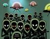 Cartoon: Roswell parano (small) by Alesko tagged roswell,parano,alien,fbi,ufo,ovni,alesko