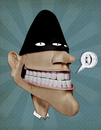 Cartoon: mood  psycho (small) by weba-08 tagged 3d,psycho,cartoon