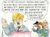 Cartoon: Der US-Aussteiger (small) by thomasH tagged klimaabkommem ausstieg trump paris un
