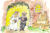 Cartoon: Ehe für alle (small) by thomasH tagged ehe,schwule,lesben,heirat,gleichberechtigung,grundgesetz,moral,abstimmung,bundestag