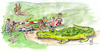 Cartoon: GroKodil in der Zielgrade (small) by thomasH tagged groko,einigung,regierung,große,koalition,berlin,cdu,csu,spd