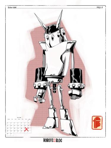 Cartoon: Robots en mi blog 06 (medium) by coleganelson tagged robot