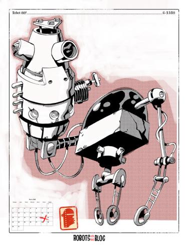 Cartoon: Robots en mi blog 07 (medium) by coleganelson tagged robot