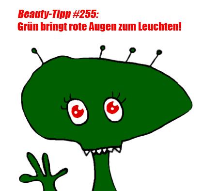 Cartoon: Beauty Tipp Nr. 255 (medium) by gisela tagged mars,grün,beauty,schönheit,mädchen,winken