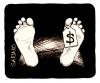 Cartoon: R.I.P. (small) by massimogariano tagged dollaro,usa,crisis