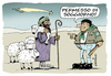 Cartoon: ronda padana (small) by massimogariano tagged italia,padania