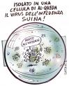 Cartoon: virus (small) by massimogariano tagged virus,pigs,maiali