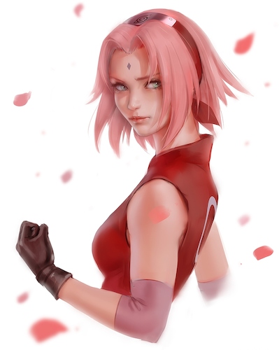 Cartoon: Sakura Haruno (medium) by Devil Mirza tagged anime,manga,cartoon,art,artist