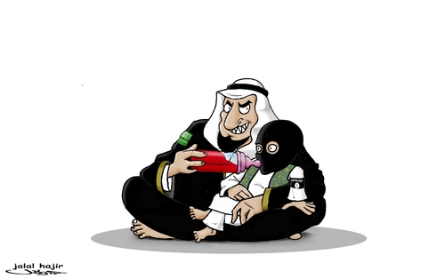 the source of terrorism ... By jalal hajir | Politics Cartoon | TOONPOOL