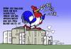 Cartoon: Coq de Rhin (small) by muffy tagged abschaltung,atomkraftwerk,fessenheim,francois,hollande,coq,gaulois