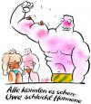 Cartoon: Hormone (small) by Alff tagged bodybuilding,bodytuning,health,sports,doping,fitness