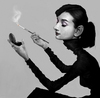 Cartoon: Audrey Hepburn (small) by cosminpodar tagged caricature,digital,painting