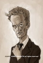 Cartoon: Caricature-Neil Patrick Harris (small) by vim_kerk tagged caricature neil patrick harris barney stinson