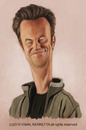 Cartoon: matthew perry caricature (small) by vim_kerk tagged matthew,perry,friends,chandler,bing,monica,rachel,ross,caricature,sarcastic