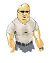 Cartoon: the shield (small) by Lucaeffe tagged the,shield,vic,mackey,telefilm,illustration