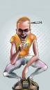 Cartoon: Trainspotting (small) by Lucaeffe tagged trainspotting,illustration,film,mark,renton