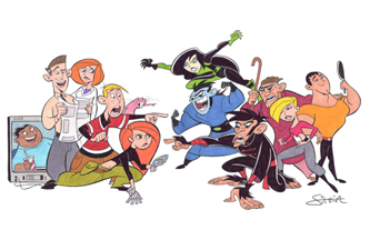 Cartoon: kim possible (medium) by stephen silver tagged kim,possible,disney,stephen,silver