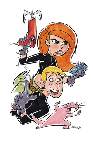 Cartoon: kim possible (medium) by stephen silver tagged kim,possible,disney,stephen,silver