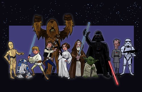 Cartoon: star wars (medium) by stephen silver tagged star,wars,stephen,silver