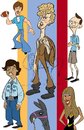 Cartoon: napoleon dynamite (small) by stephen silver tagged napoleon,dynamite,animated,cartoon,stephen,silver