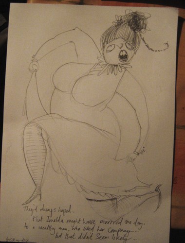 Cartoon: imelda (medium) by Glyn Crowder tagged imelda