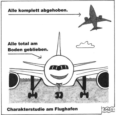 Charakterstudie am Flughafen Charakterstudie am Flughafen