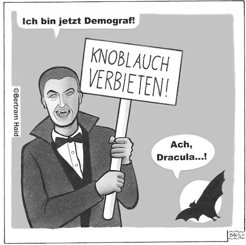 Cartoon: Demograf (medium) by BAES tagged dracula,protest,demonstration,demo,versammlung,grundrecht,demografie,knoblauch,dracula,protest,demonstration,demo,versammlung,grundrecht,demografie,knoblauch