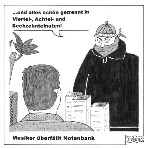 Musiker überfällt Notenbank Musiker überfällt Notenbank