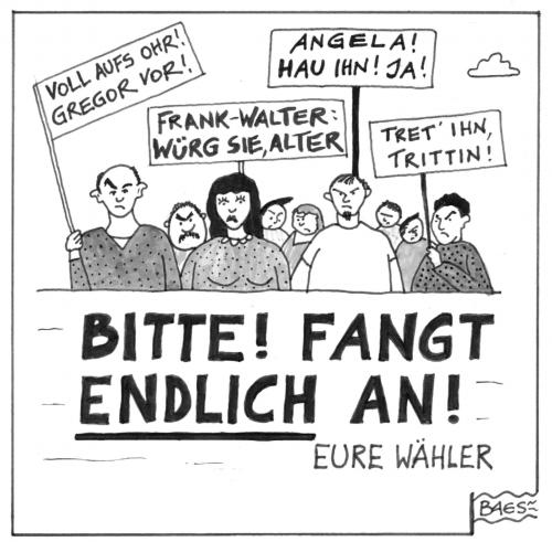 Wahlkampfdemo