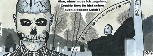 Zombie Boy und Falco Zombie Boy und Falco