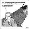 Cartoon: Wenn Frauen auspacken (small) by BAES tagged mann,frau,ehe,paar,beziehung,liebe,streit,konflikt,trennung,koffer