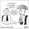 Cartoon: Beim Arbeitsvermittler (small) by BAES tagged arbeit,work,punk,tattoo,arbeitsamt,arbeitslos,männer,piercing