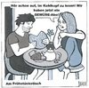 Cartoon: Gemüseabo (small) by BAES tagged mann,frau,paar,frühstück,essen,gesundheit,gemüse,abo,gemüseabo,zeitungsabo