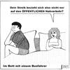 Cartoon: Im Bett mit einem Busfahrer (small) by BAES tagged streik,warnstreik,öffentlicher,nahverkehr,mann,frau,paar,liebe,sex,busfahrer