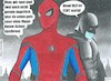 Cartoon: Neue Helden (small) by BAES tagged corona,covid,covid19,coronavirus,pandemie,mut,angst,maskenpflicht,mundschutz,mundnasenschutz,maske,spiderman,batman,helden,maßnahmen,freiheit,comic