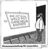 Cartoon: Picasso-Ausstellung (small) by BAES tagged picasso,ausstellung,vernissage,museum,gemälde,lesen