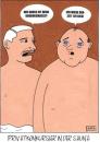 Cartoon: PRIVATKONKURS (small) by BAES tagged männer,mann,sauna,konkurs,pleite