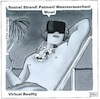 Cartoon: Virtual Reality (small) by BAES tagged virtuell,realität,daten,sonne,strand,meer,sand,urlaub,online,leben