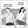 Cartoon: Zu privat (small) by BAES tagged mann,frau,paar,ehepaar,beziehung,liebe,sex,privatspähre,privat,krise
