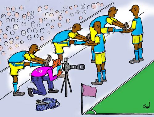 Cartoon: Fair Play (medium) by ombaddi tagged no