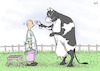 Cartoon: Coronavirus (small) by ombaddi tagged cow