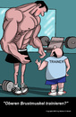 Cartoon: Bodybuilding (small) by perugino tagged sport,bodybuilding,fitness