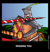 Cartoon: Missing you (small) by perugino tagged missing,you,love,greeting,cards