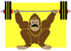 Cartoon: Snatchsquatch (small) by JohnnyCartoons tagged sports,crossfit,sasquatch