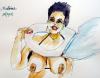 Cartoon: Alabina Apple (small) by wonderbra tagged film,schauspielerin