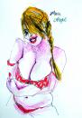 Cartoon: Ann Angel -  the famous filmstar (small) by wonderbra tagged film,schauspielerin