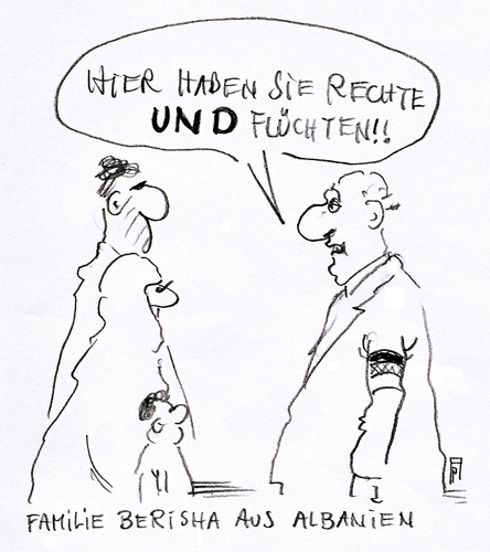 Cartoon: abschiebung (medium) by Andreas Prüstel tagged pruestel,andreas,karikatur,cartoon,abschiebung,westbalkan,herkunftsländer,sichere,asyl,flüchtlinge,flüchtlinge,asyl,sichere,herkunftsländer,westbalkan,abschiebung,cartoon,karikatur,andreas,pruestel