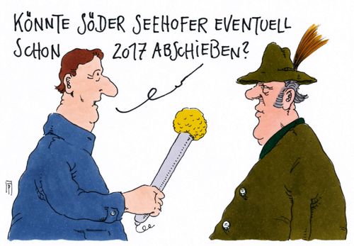 Cartoon: abschiebung (medium) by Andreas Prüstel tagged flüchtlinge,aswylbewerber,magrebstaaten,schnelle,abschiebung,csu,söder,seehofer,cartoon,karikatur,andreas,prüstel,flüchtlinge,aswylbewerber,magrebstaaten,schnelle,abschiebung,csu,söder,seehofer,cartoon,karikatur,andreas,prüstel