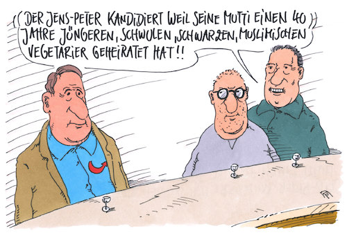 Cartoon: afd-kandidat (medium) by Andreas Prüstel tagged bundestagswahl,afd,kandidat,nationalismus,rechtspopulismus,rechtsradikalismus,fremdenfeindlichkeit,cartoon,karikatur,andreas,pruestel,bundestagswahl,afd,kandidat,nationalismus,rechtspopulismus,rechtsradikalismus,fremdenfeindlichkeit,cartoon,karikatur,andreas,pruestel